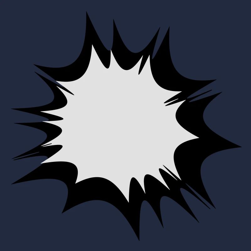 Comic Sprechblase Explosion