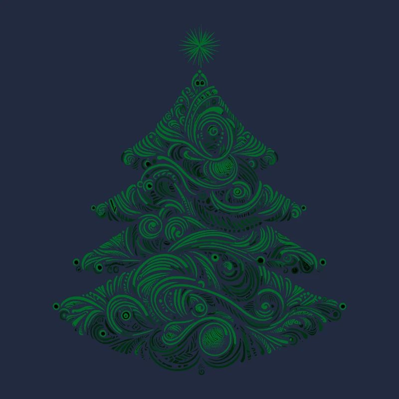 Stilisierter Weihnachtsbaum