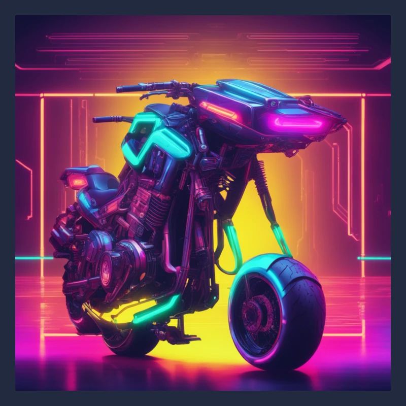 Futuristisches Motorrad