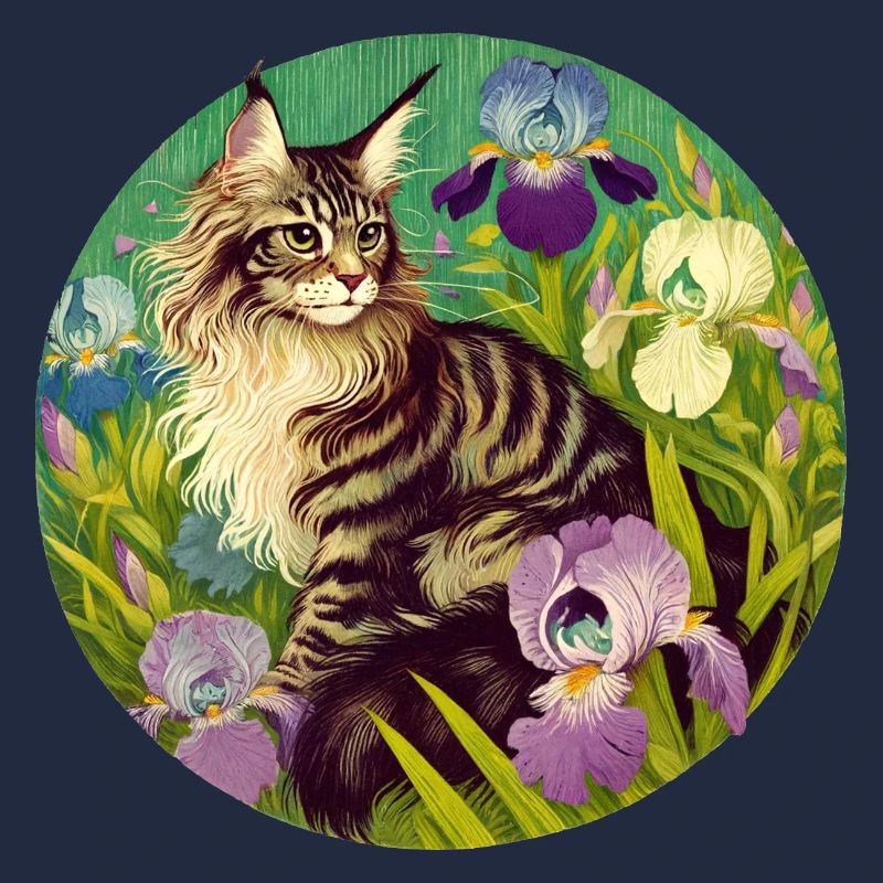 Braun getigerte Katze Iris