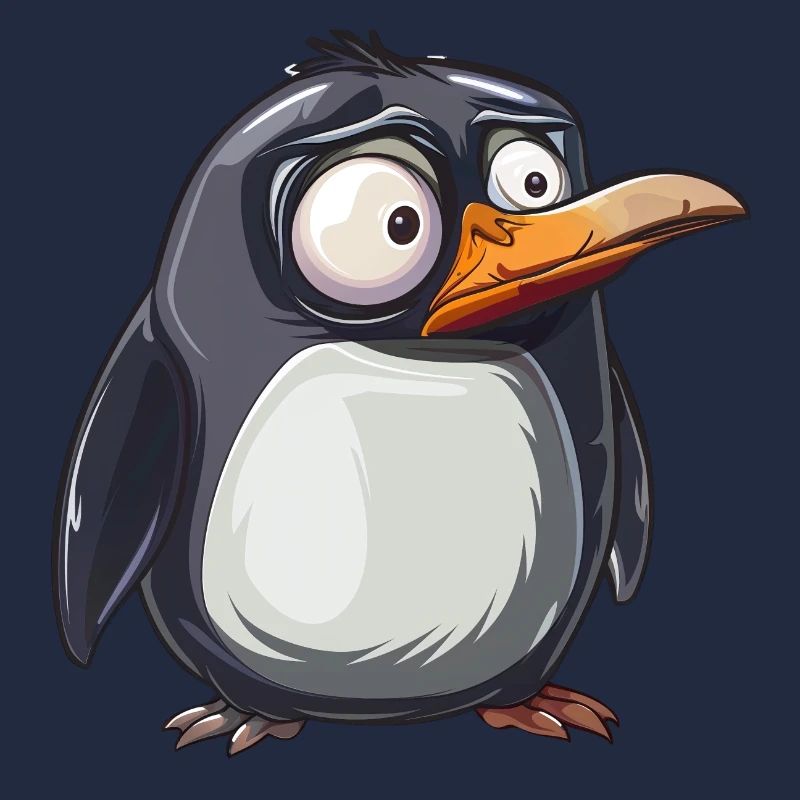 Le look mignon du pingouin attire les regards