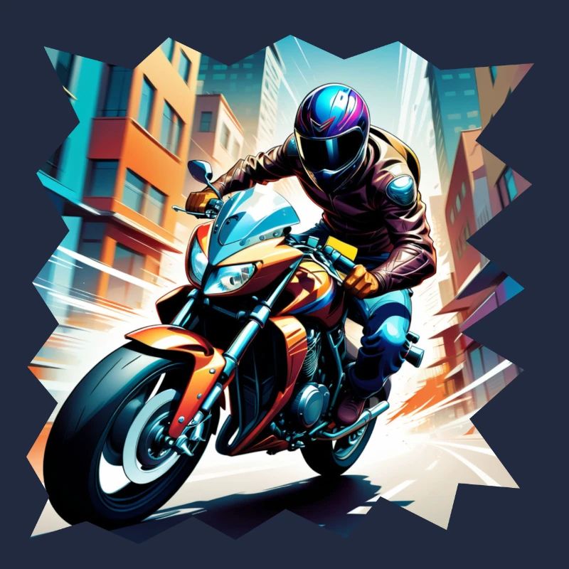 Motorrad Rennfahrer