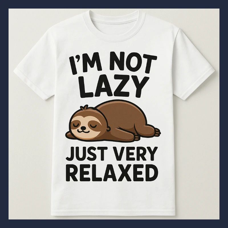 I’m Not Lazy – Just Very Relaxed
