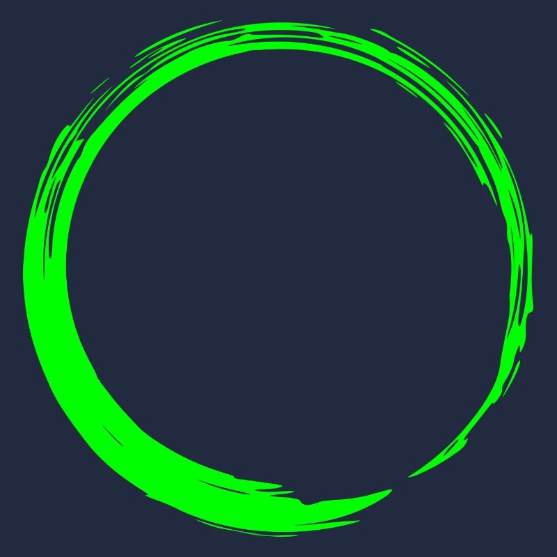 Circle shape circle icon shape new green