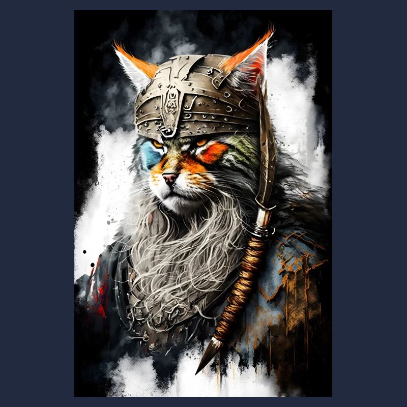 Wikingerkatze in Uniform