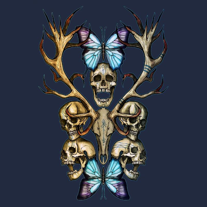 Skull Antlers 4