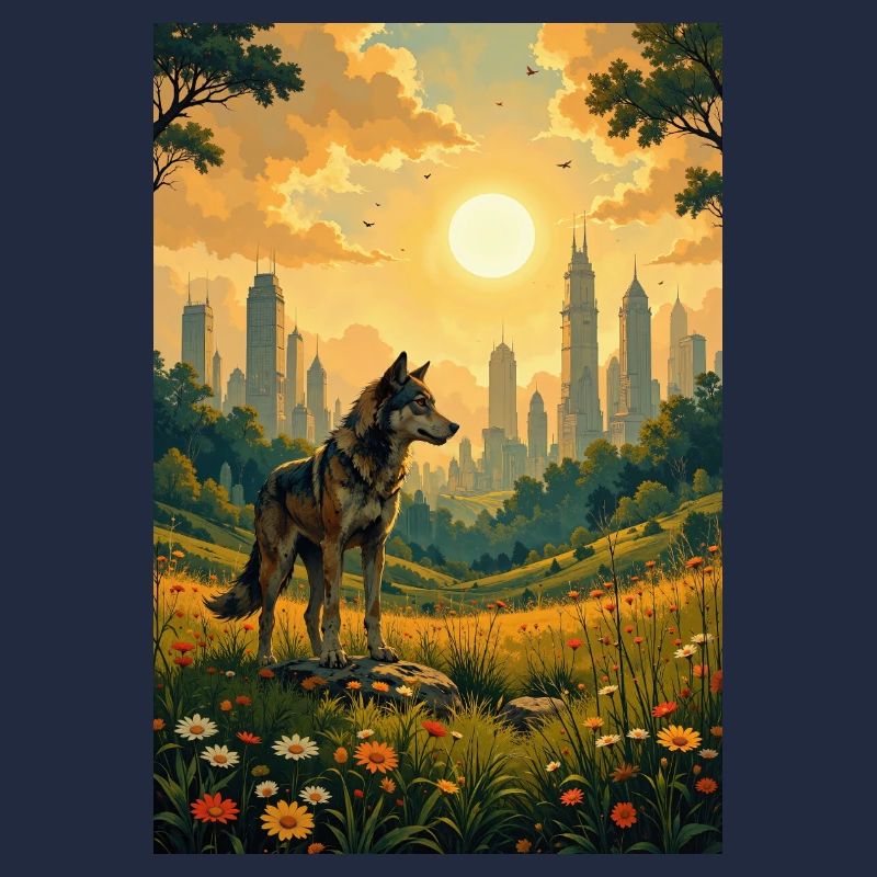 Das Bild des Wolfes