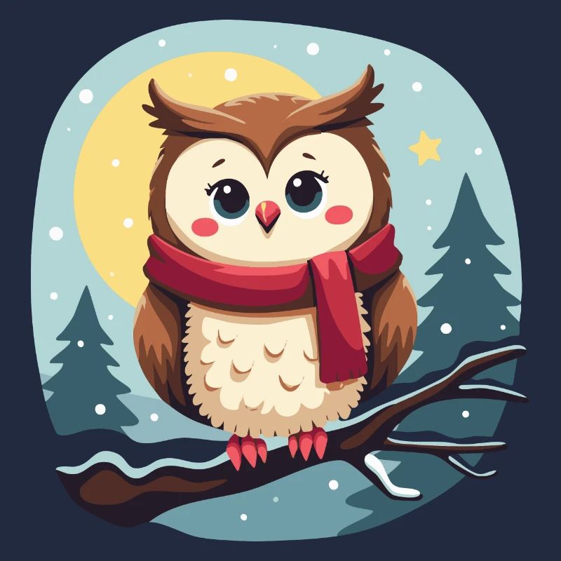 Eule im Winter – Mystisch und Charmant