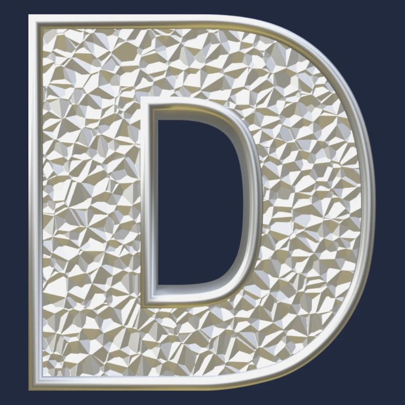 D, letter, letter D, initial, initial D, monogram,