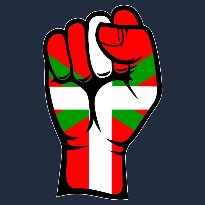 Poing drapeau basque