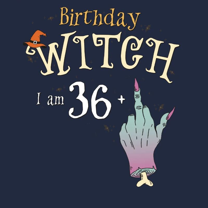 37. Geburtstag Hexe Lustige HallowQueen Trick oder