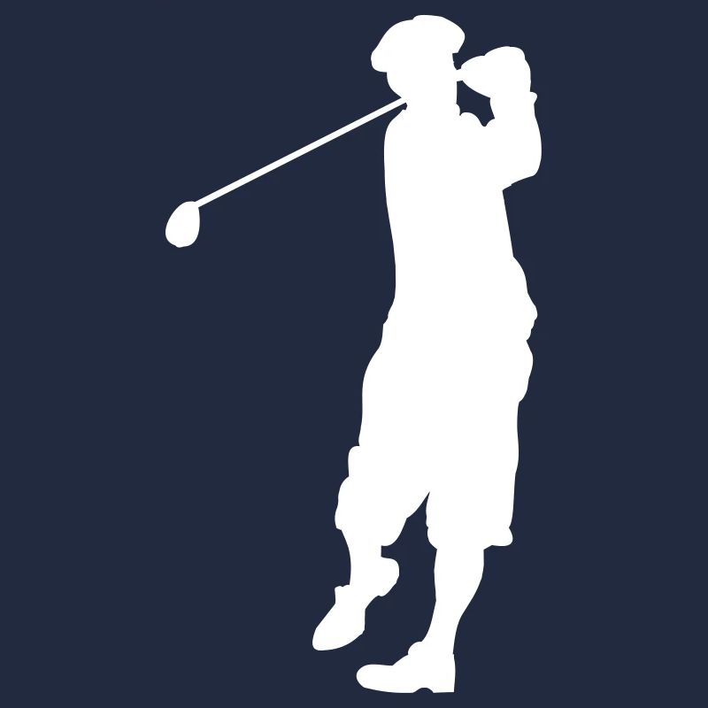 Silhouette de golf