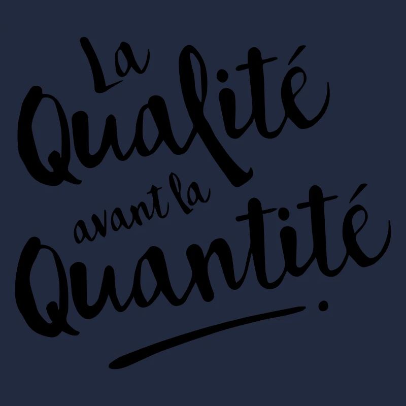 QUALITÄT VOR QUANTITÄT