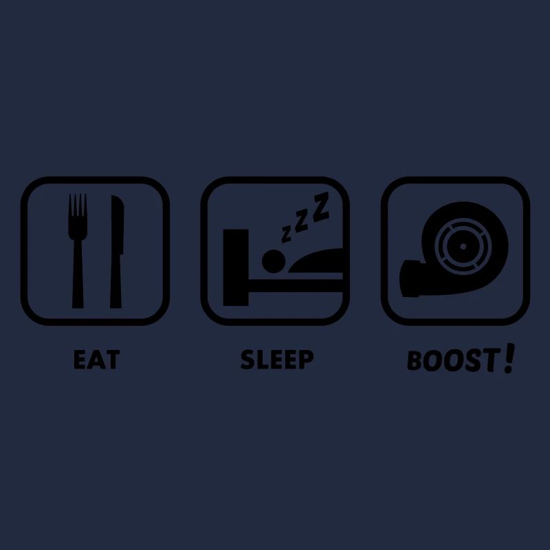 Sticker JDM Eat, Sleep, BOOST!