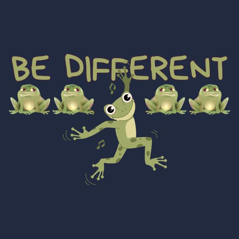 BE DIFFERENT Frog