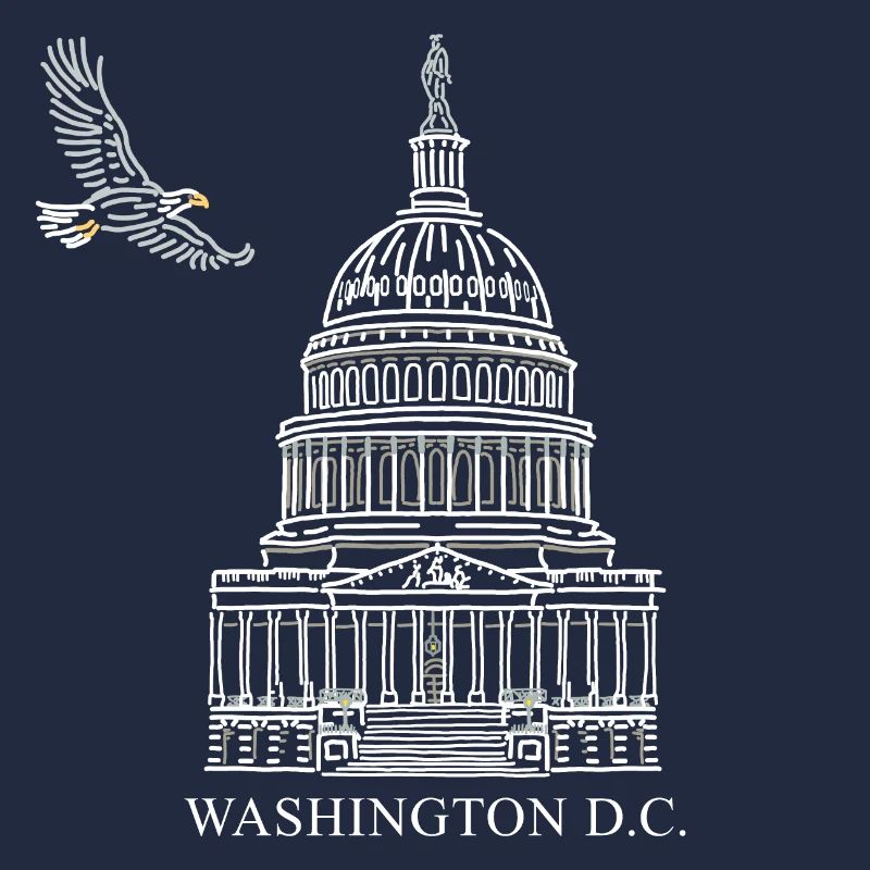 Washington D.C., Structure du Capitole, Pygargue à tête blanche