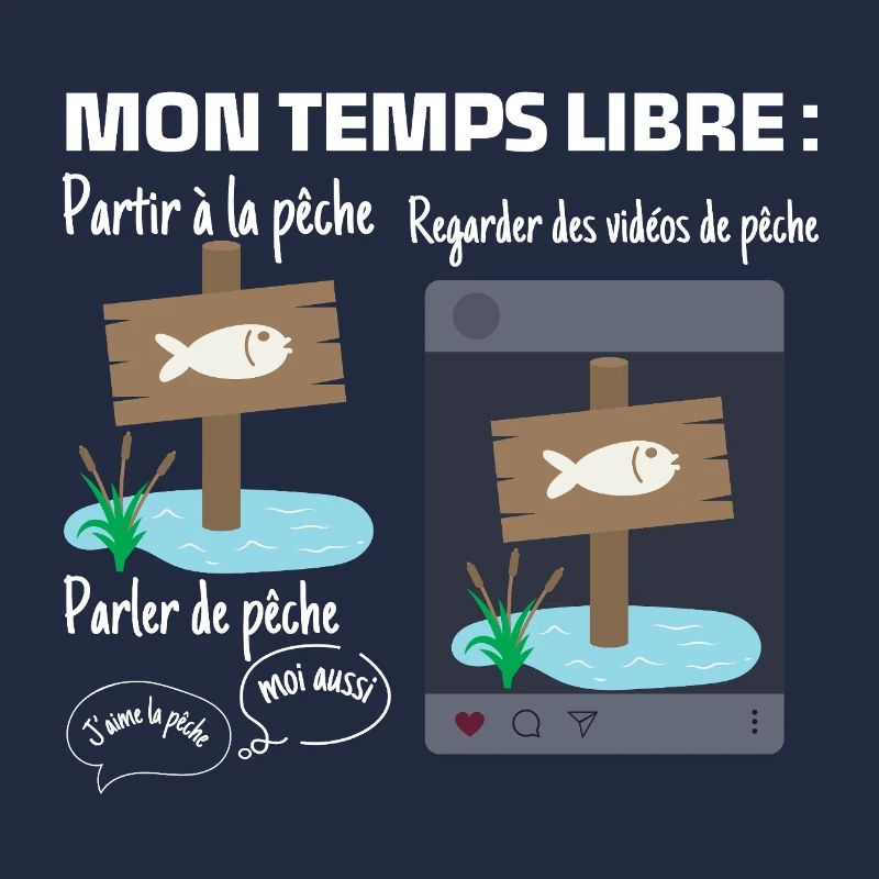 Mon temps libre : 100% pêche