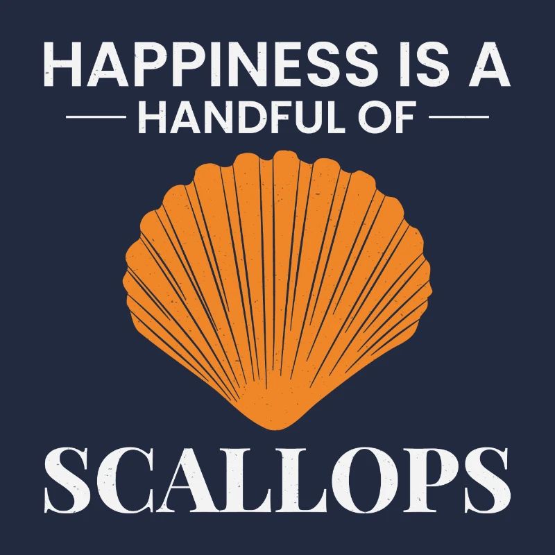 Scallop Seashells Collector Beachcomber Shellfish