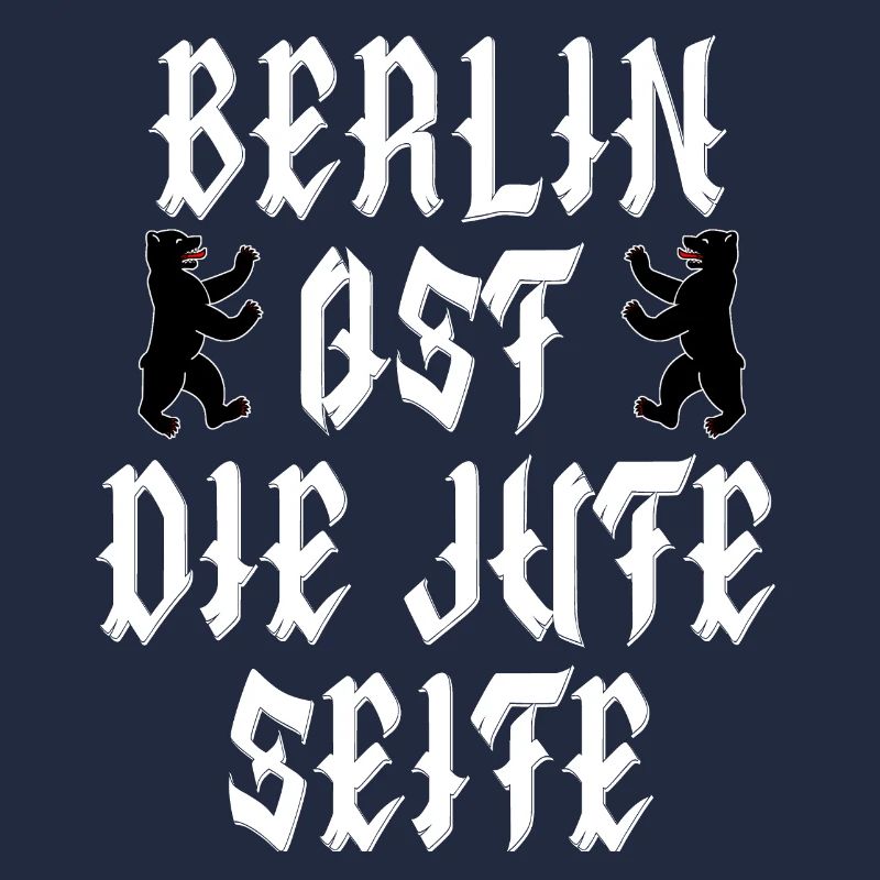 Berlin Bear - Berlin Est le côté jute
