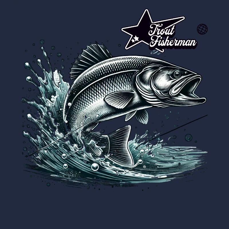 Pêcheur de truite