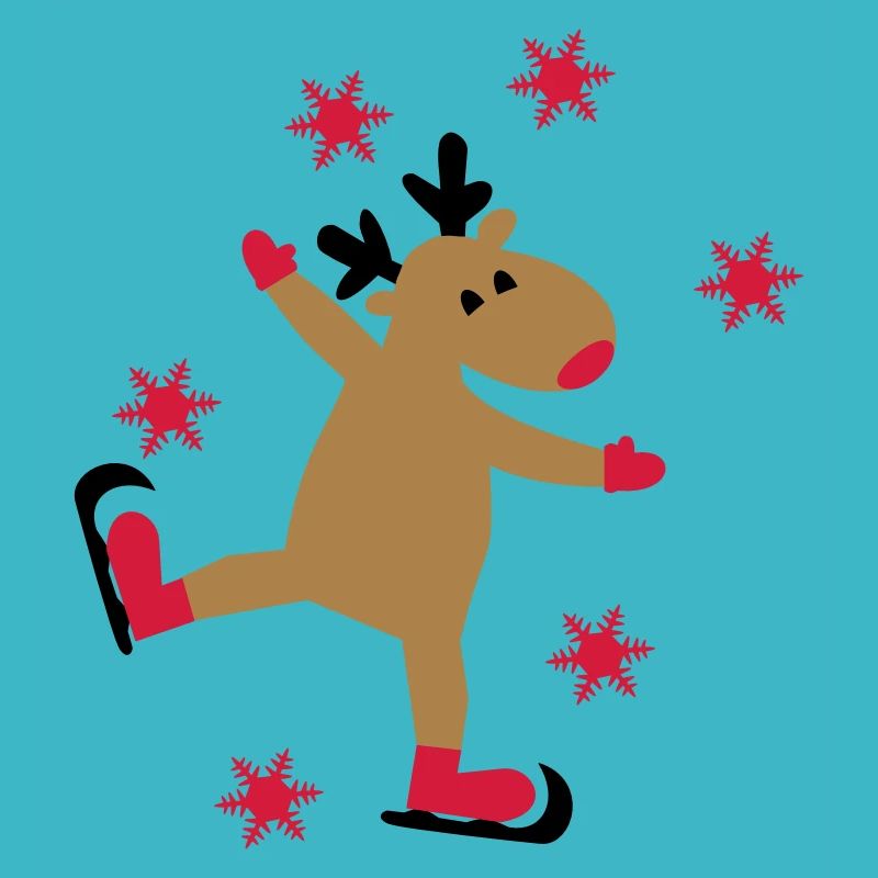 Lustiger Elch zu Weihnachten
