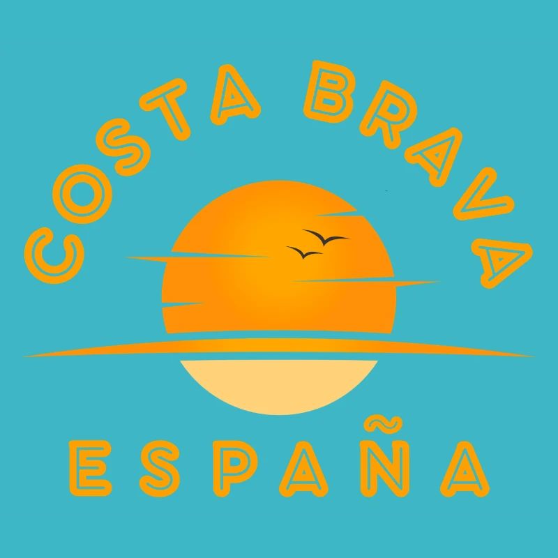 Logo du coucher du soleil Costa Brava España