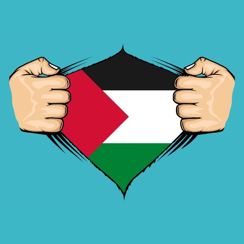 Conception du drapeau de la Palestine
