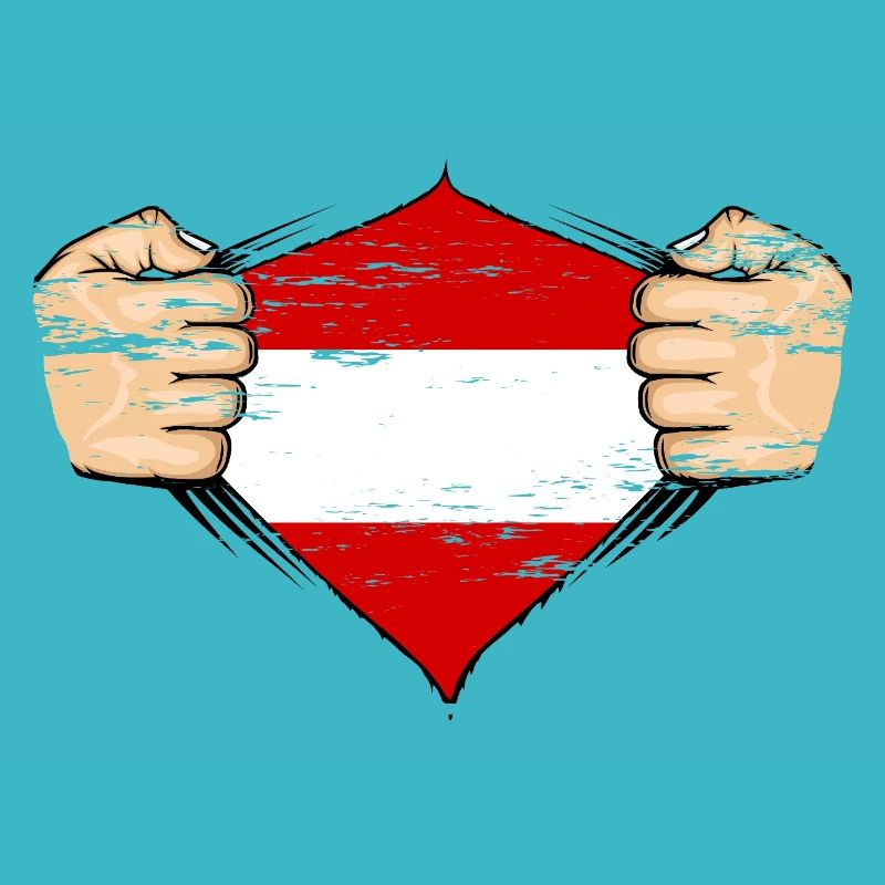 Austria flag design used