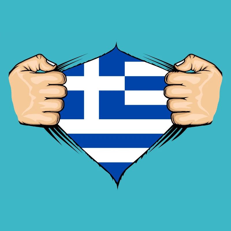 Greece Flag Design