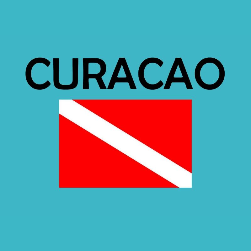 Drapeau de plongée Curaçao - Plongée sous-marine - Plongée sous-marine - Tauchen
