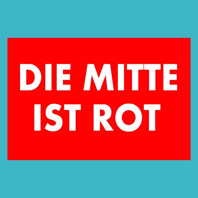 die mitte ist rot
