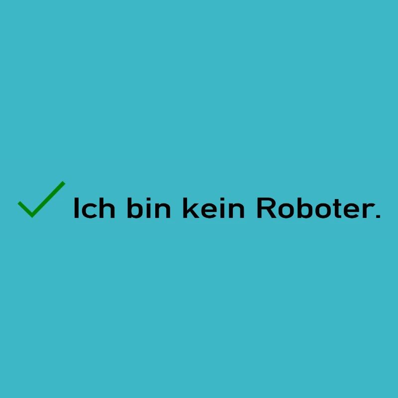 Ich bin kein Roboter