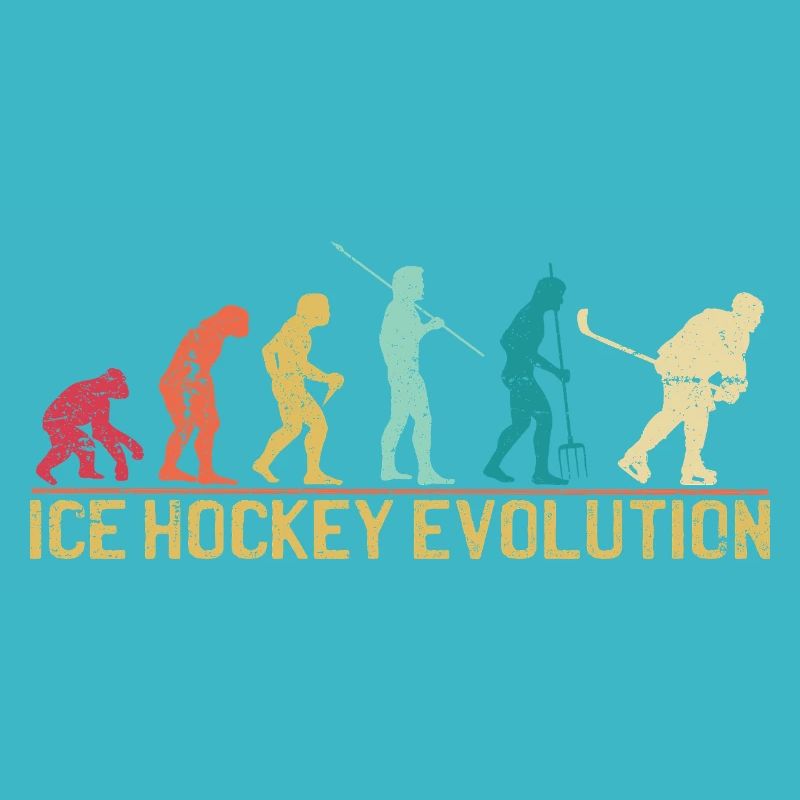 Hockey Evolution Silhouette Design