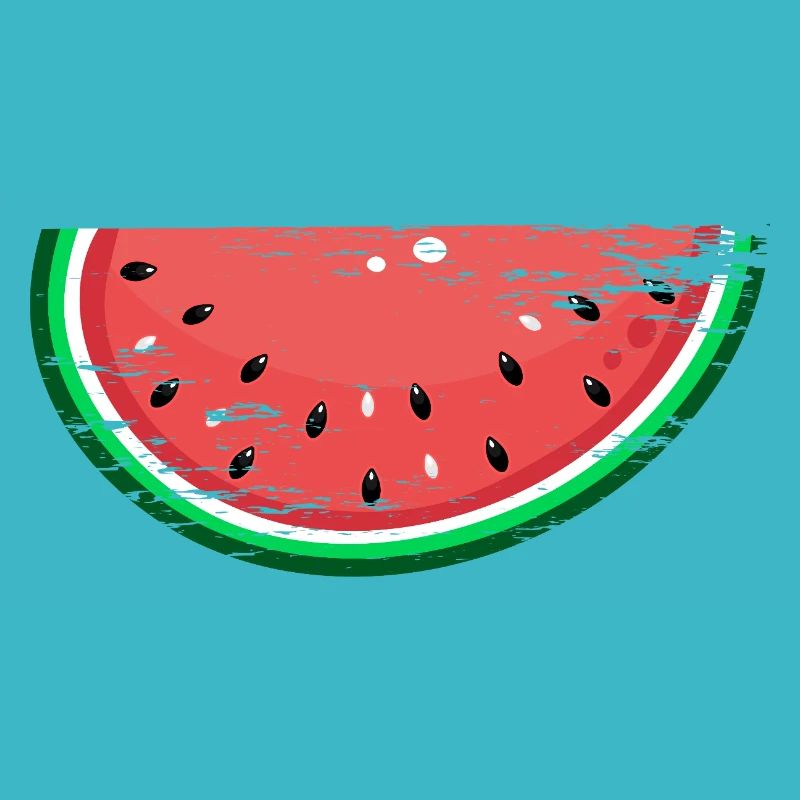 Wassermelone Design Scheibe used