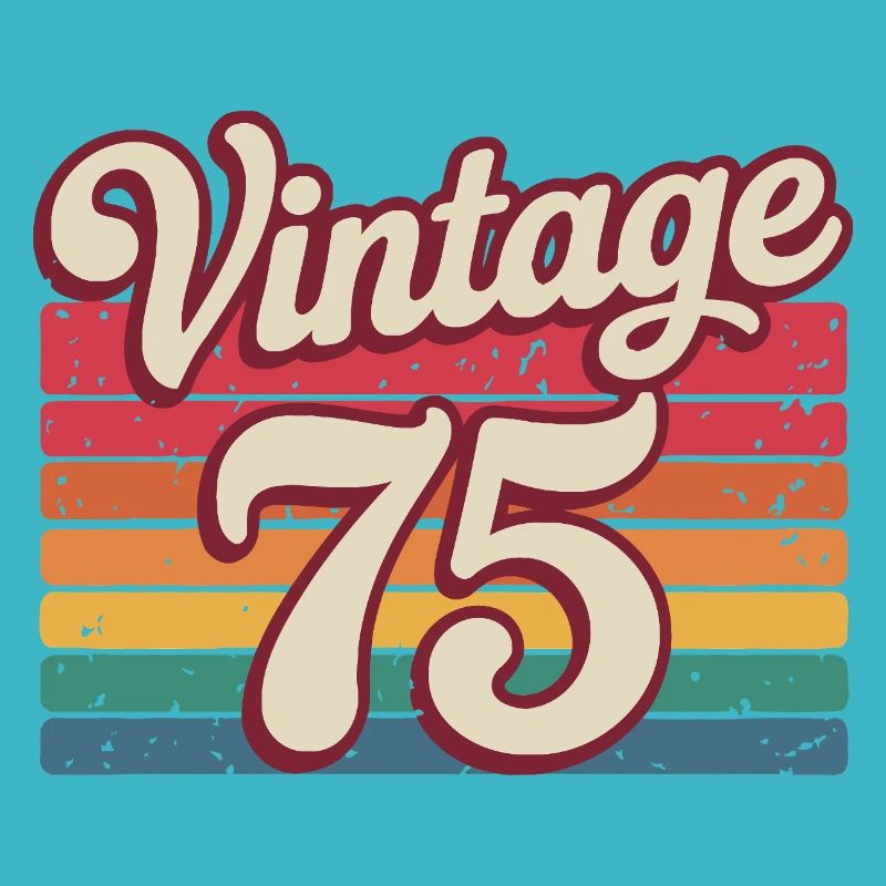Vintage 75 Retro Design 70s