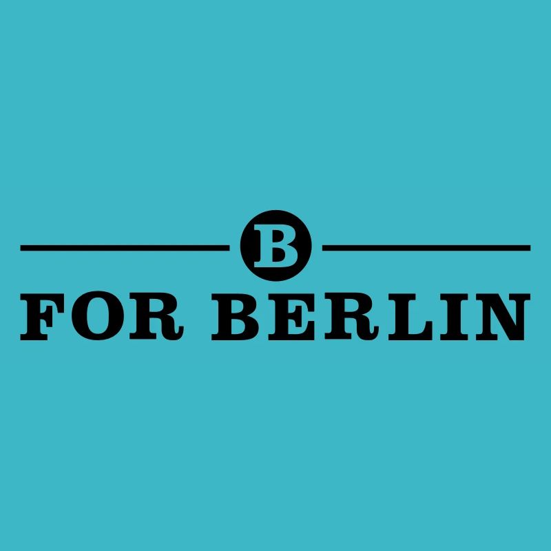 B for Berlin - black on grey - Mütze