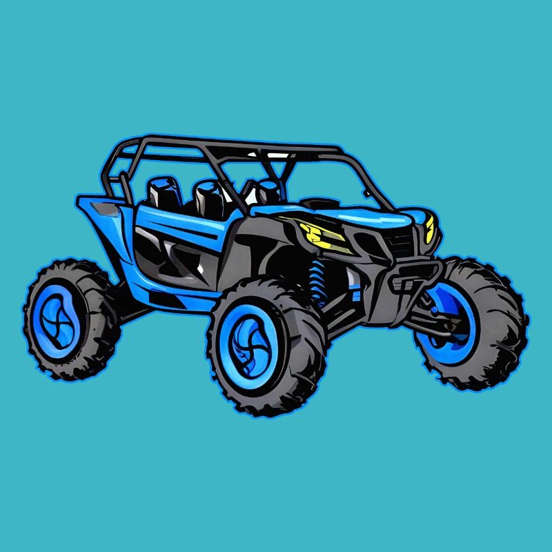 Buggy tout-terrain bleu