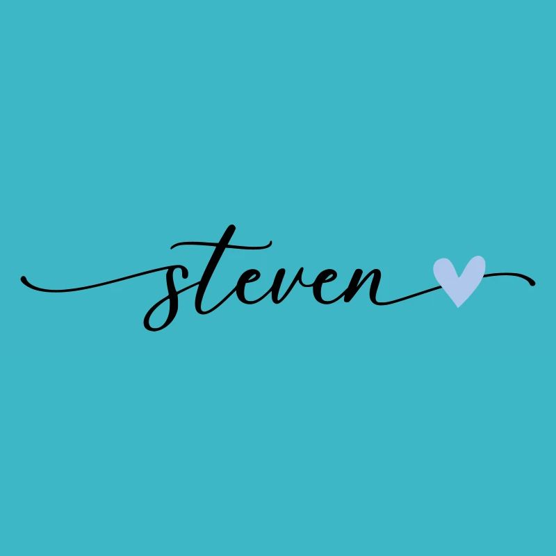 Steven Name Calligraphy Font