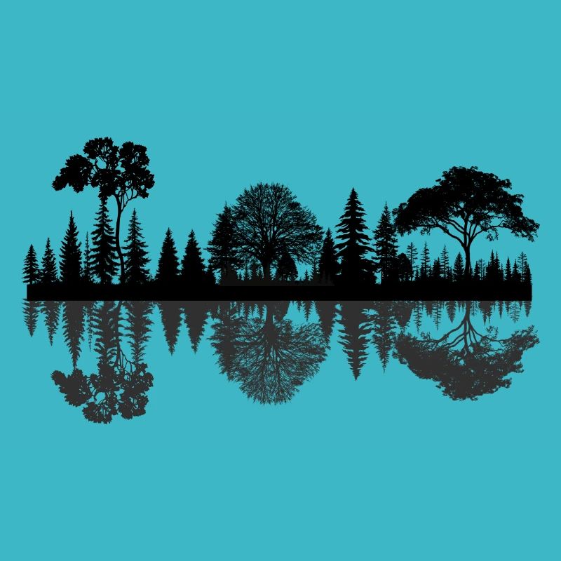 Forest nature reflection