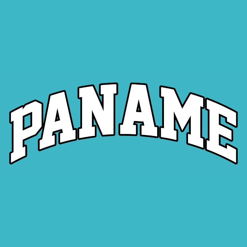 Paname-Logo: College-Design im Pariser Stil