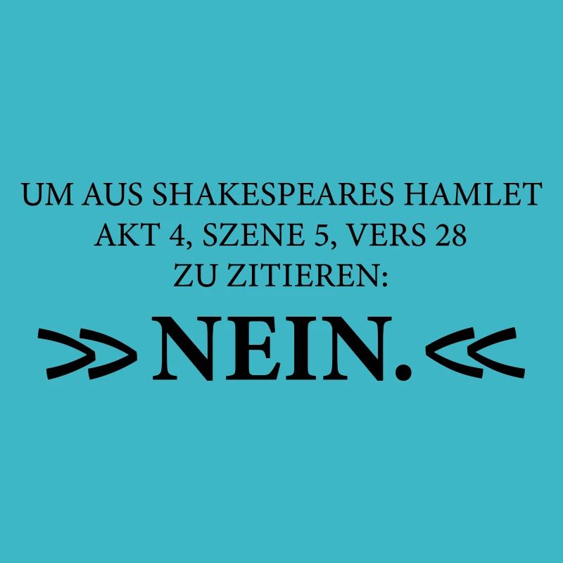 Citation de Hamlet de Shakespeare NON