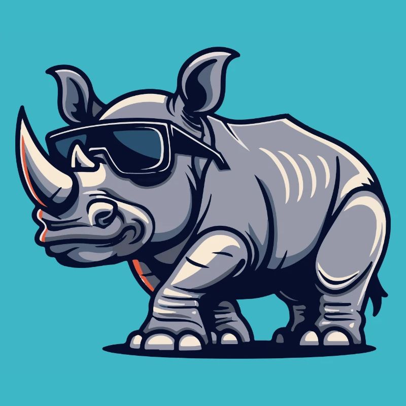 Rhino Bande dessinée Cool