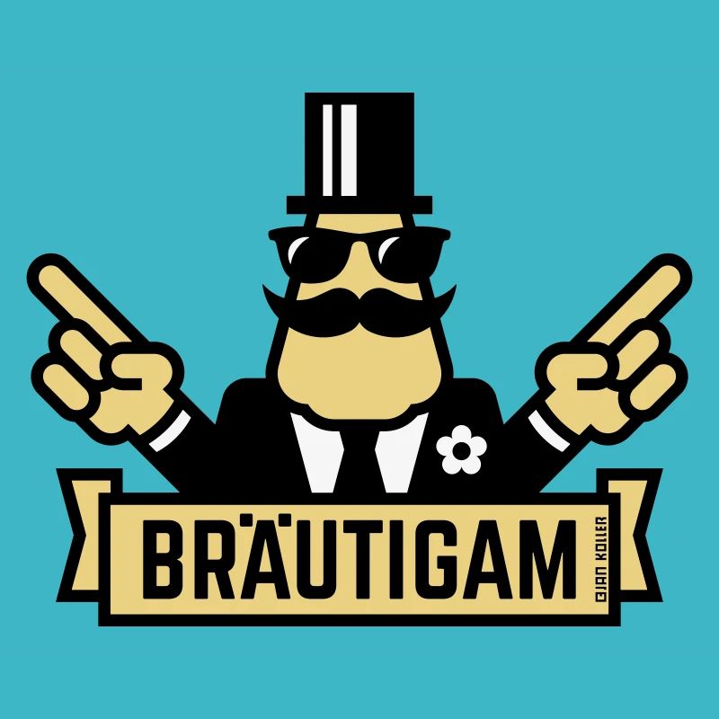 Bräutigam Handzeichen (Polterabend / JGA / 3C)