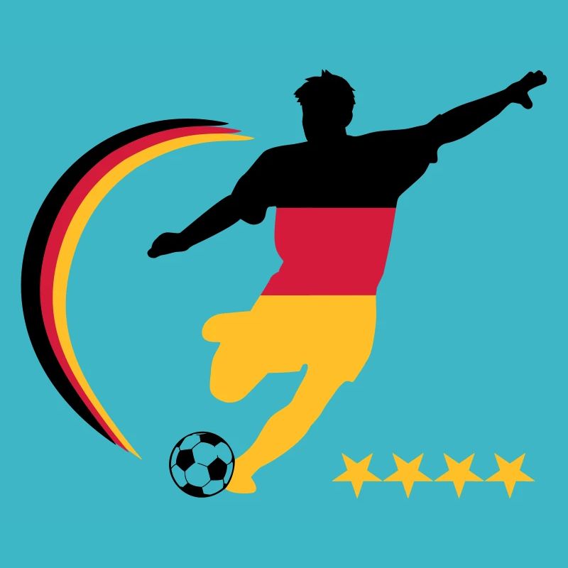 Soccer Player Germany, colors freely selectable