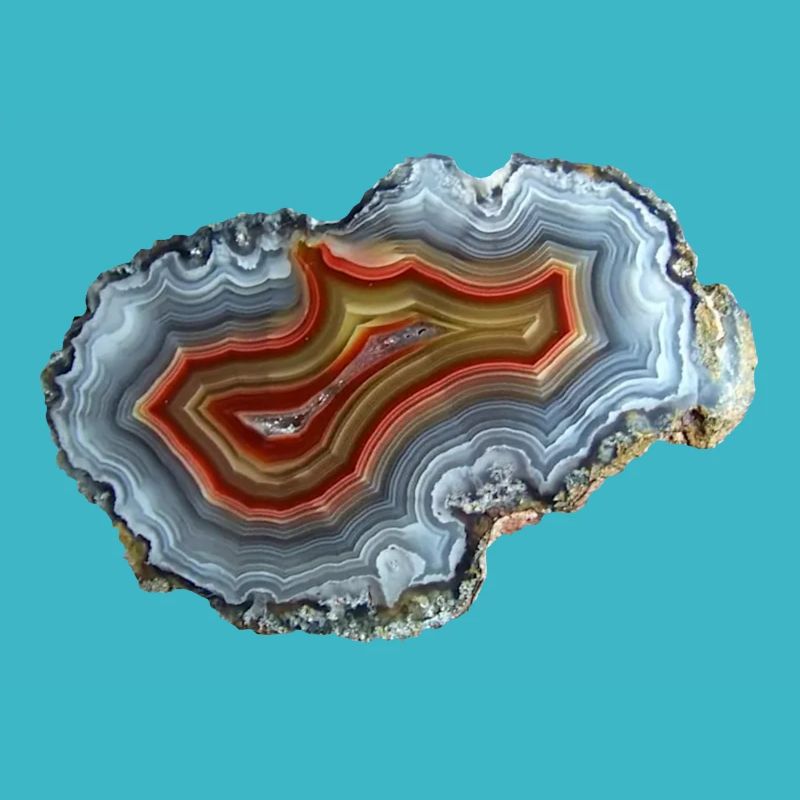 Agate mineral quartz geode gemstone