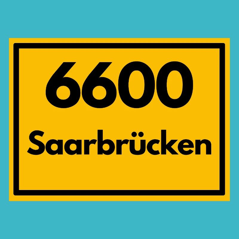 ANCIEN CODE POSTAL RETRO 6600 SAARBRÜCKEN SAAR
