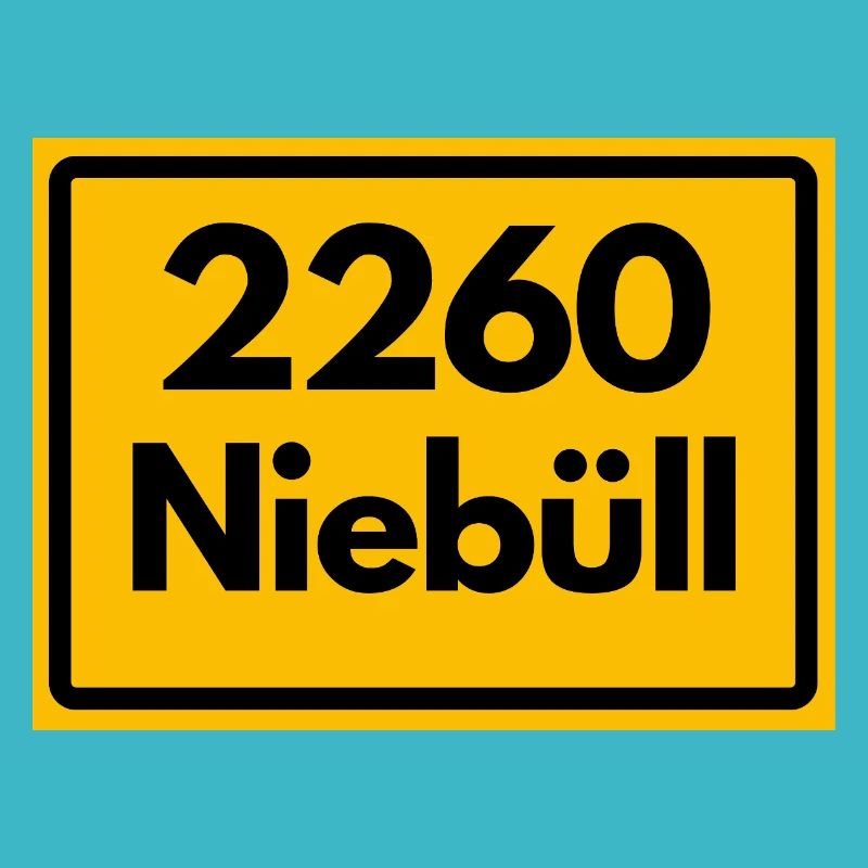 ANCIEN CODE POSTAL RÉTRO 2260 NIEBÜLL – MER DU NORD