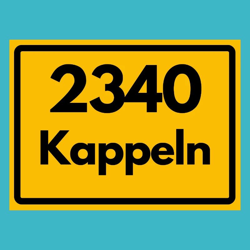 ALTE POSTLEITZAHL PLZ RETRO 2340 KAPPELN OSTSEE