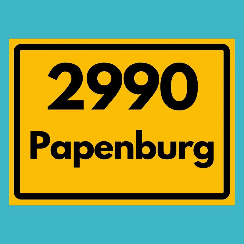 ANCIEN CODE POSTAL RÉTRO 2990 PAPENBURG
