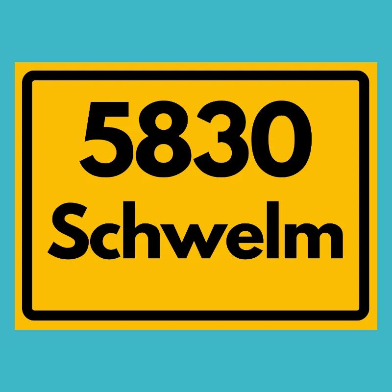 ALTE POSTLEITZAHL PLZ RETRO 5830 SCHWELM